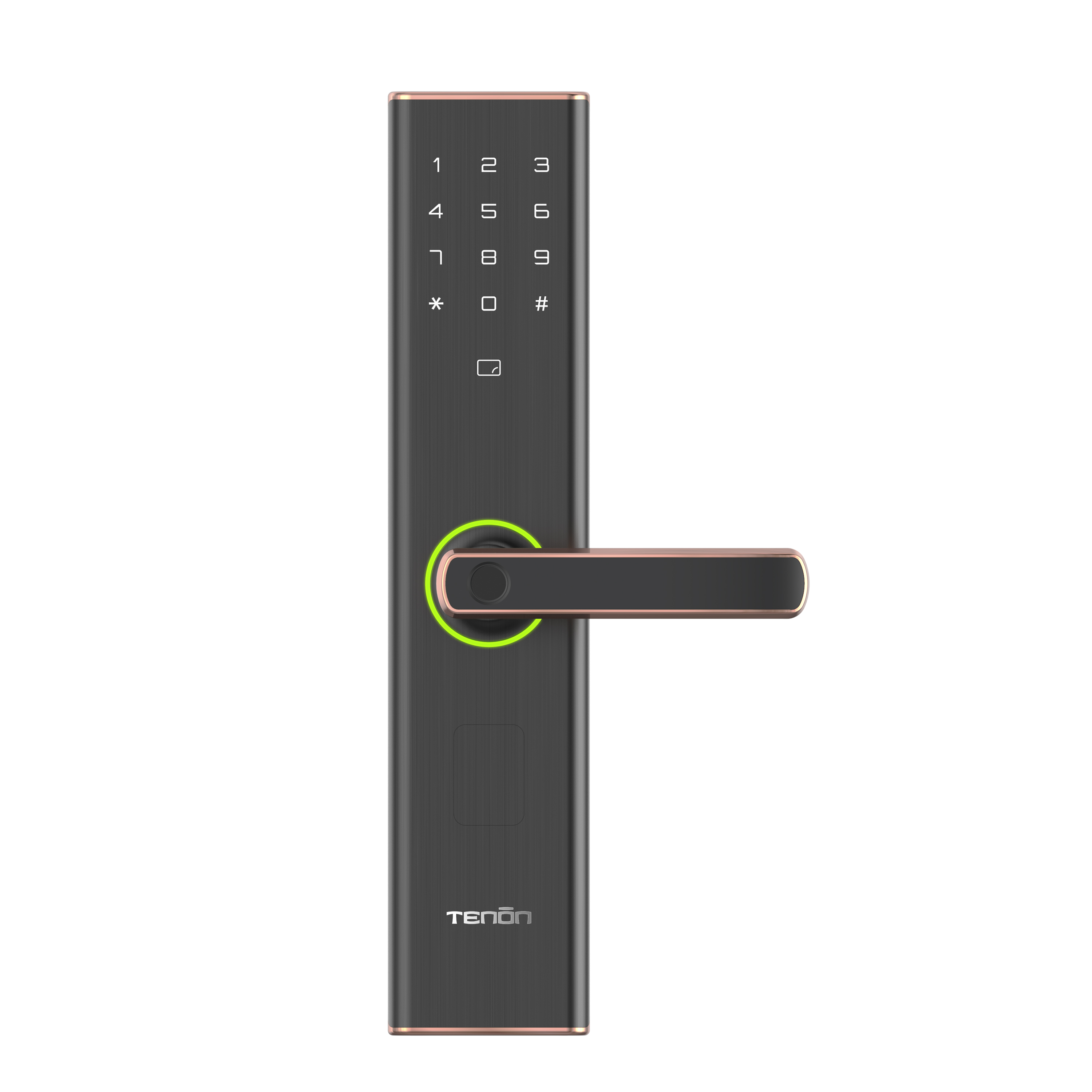 Segurança Impressão digital Keyless Access Smart Exterior Door Lock