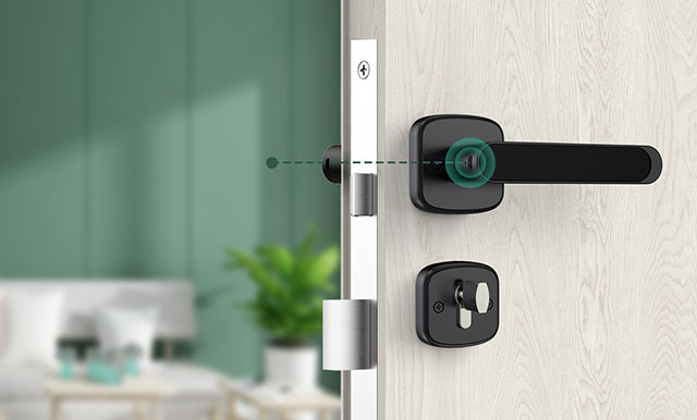 Especificações técnicas do Combo Mini Safeguard Bluetooth-Enabled Smart Lever Door Lock