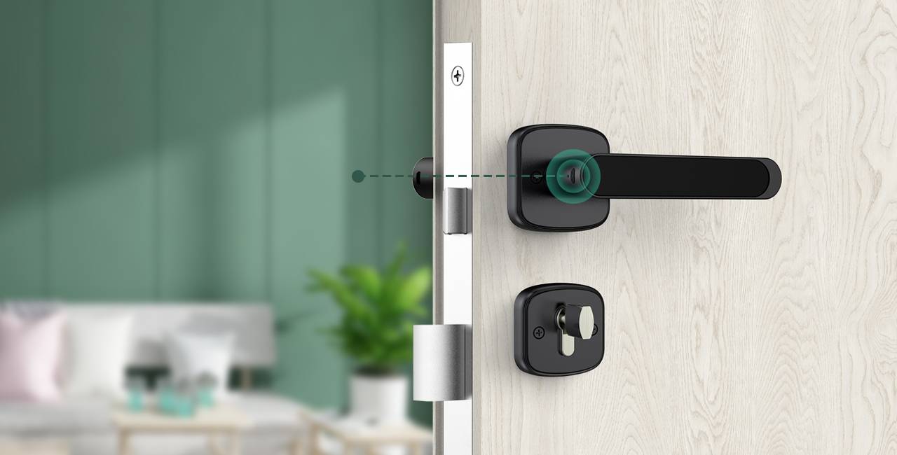 Combo Mini Safeguard Bluetooth-Enabled Smart Lever Door Lock