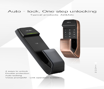 Tenon Smart Lock A2C, Design de nível superior com tecnologia de detecção completa